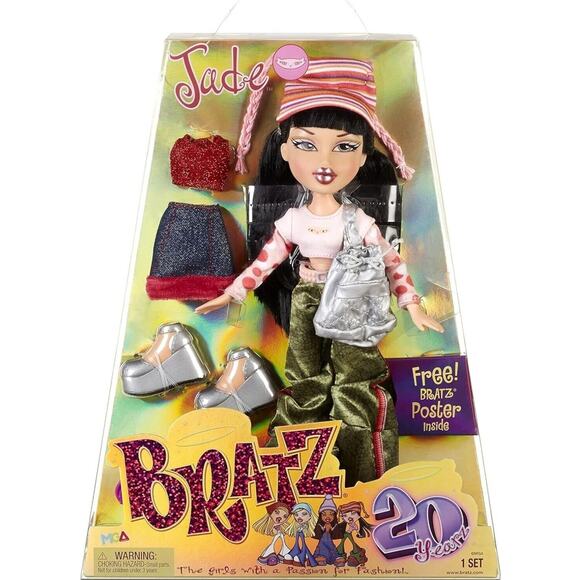 Bratz Dolls 2021 Jade 20 yearz Anniversary Fashion Doll Exclusive New 20 Years
